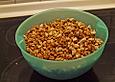 Knusperm&uuml;sli mit Reiswaffeln, Leinsamen und Haseln&uuml;ssen
