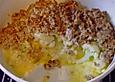 Blumenkohl-Mett-Auflauf mit Kartoffelbrei