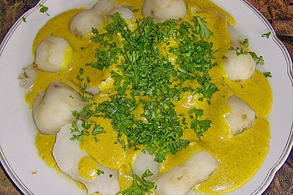 Topinambur mit K&auml;seso&szlig;e