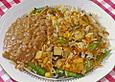 Asia-Gem&uuml;sepfanne mit Erdnusssauce
