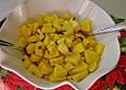Obstsalat mit Ananas und Mango