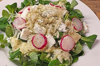 Feldsalat mit Selleriedressing 4