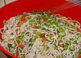 Asiatischer Nudelsalat mit Sojabohnen