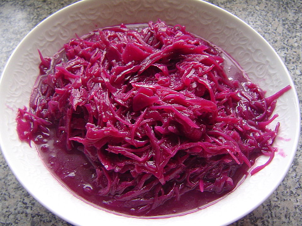 Apfelrotkohl