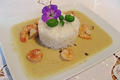 Südthailändisches Curry mit Garnelen und Ananas 2