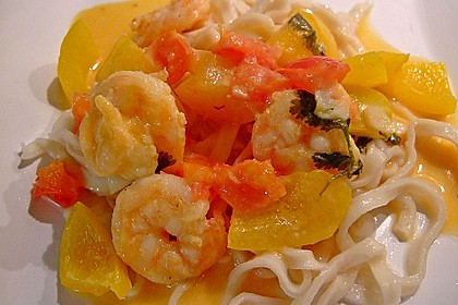 Südthailändisches Curry mit Garnelen und Ananas 3