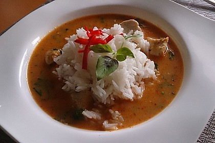 Südthailändisches Curry mit Garnelen und Ananas 6