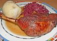 G&auml;nsekeulen im Bratschlauch