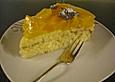 Pfirsichtorte mit Kokospuddingf&uuml;llung