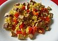 Reiscurry mit Paprika und Tofu