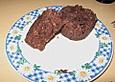Mikrowellen-Schokokuchen mit Mandeln