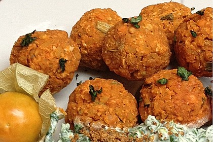 Linsenb&auml;llchen mit Tzatziki 5