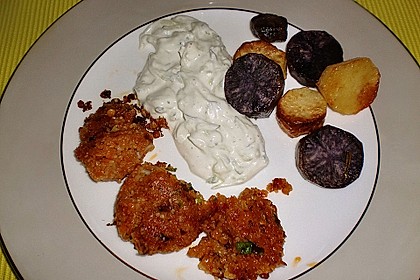 Linsenb&auml;llchen mit Tzatziki 9
