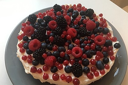 Brownie-Torte mit Beeren 1