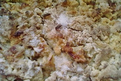 Apfelcrumble 1