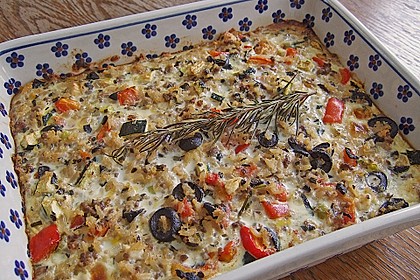 Gartenliebes mediterraner Feta-Hack-Auflauf
