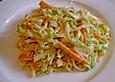 Spitzkohl-Nudelpfanne mit Kokosmilch