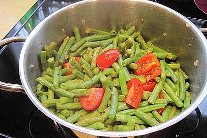 Bohnen-Tomaten-Gem&uuml;se
