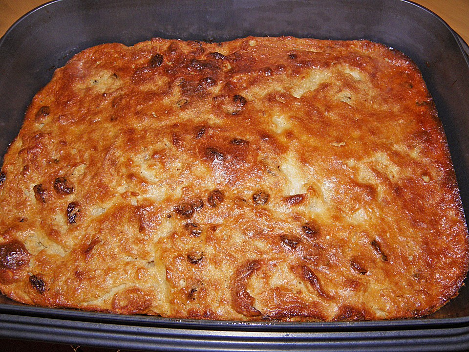 Quark-Brötchen-Auflauf