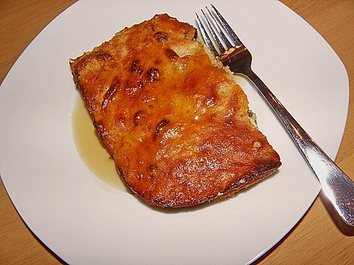 Quark-Brötchen-Auflauf