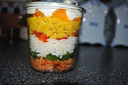 Reis-Schichtsalat 1