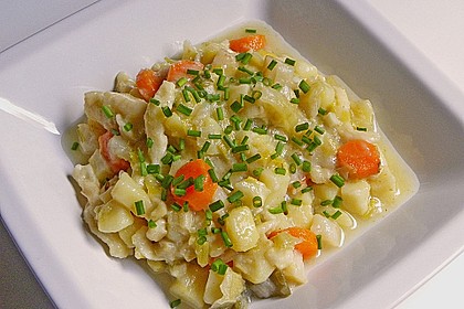 Kartoffel-Gem&uuml;se Topf mit Sp&auml;tzle