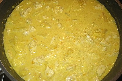 H&auml;hnchen-Ananas-Curry
