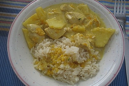 H&auml;hnchen-Ananas-Curry 1