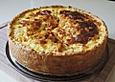 Linsenquiche mit Orangenso&szlig;e