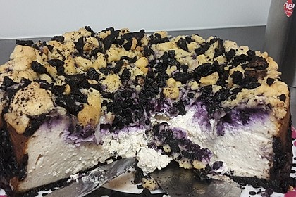 Oreo Blueberry Cheesecake 6