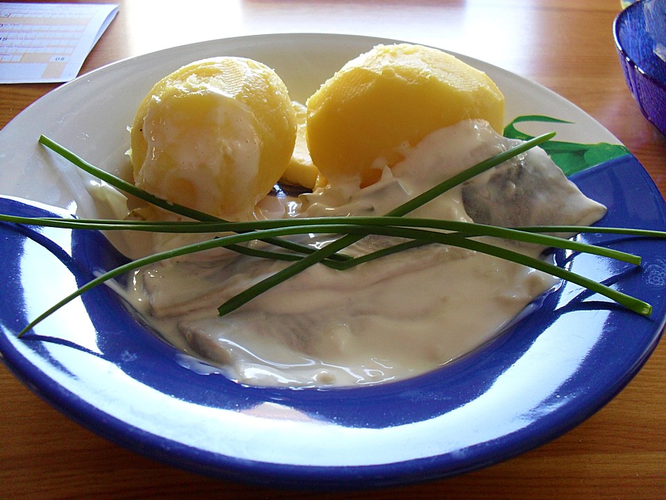 Sahnehering mit Pellkartoffeln (Rezept mit Bild) von DieKleeneHex ...