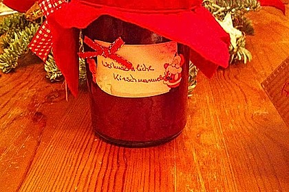 Weihnachtliche Kirschmarmelade 4