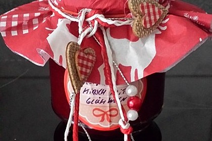 Weihnachtliche Kirschmarmelade