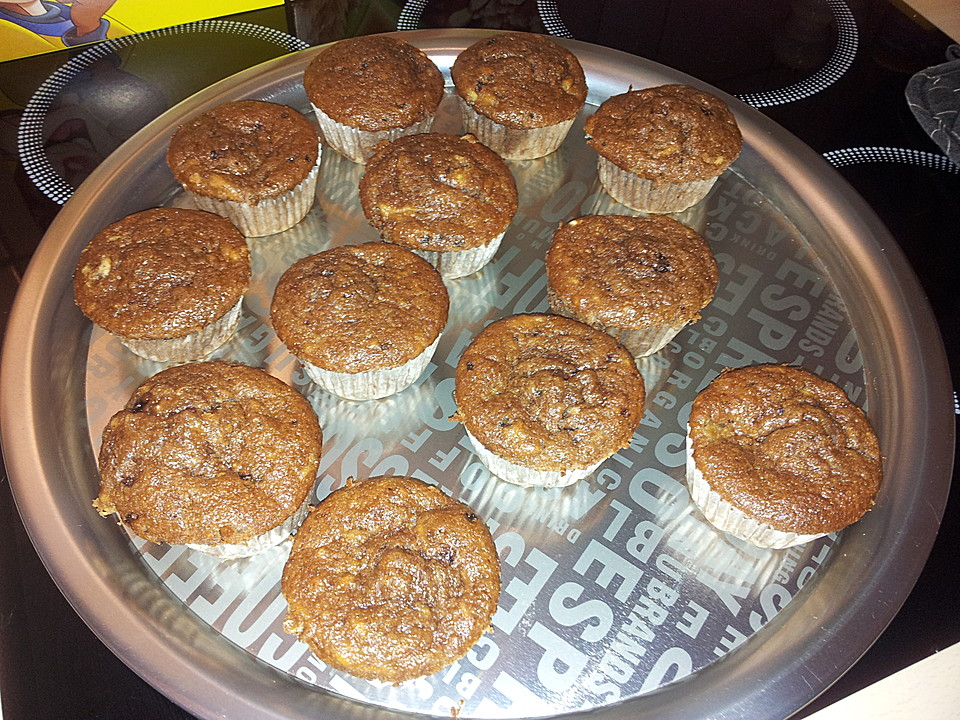 Bananen-Schoko-Muffins (Rezept mit Bild) von Meike | Chefkoch.de