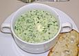 Kr&auml;uter-Rahm-S&uuml;ppchen mit Knoblauch-Croutons