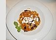 Spaghetti mit Schafsk&auml;se und Oliven