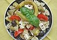 Mediterraner Nudelsalat