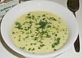 Senfsuppe mit Knoblauch
