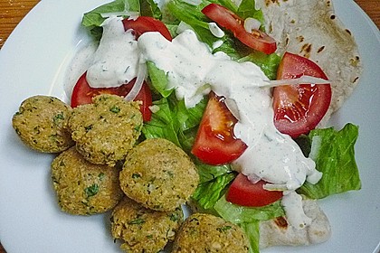 Schnelle Falafel in Pitabrot 5