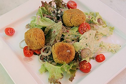 Schnelle Falafel in Pitabrot 11