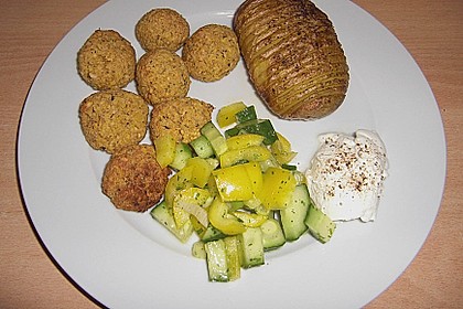 Schnelle Falafel in Pitabrot 26
