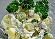 Kartoffelsalat mit Matjes
