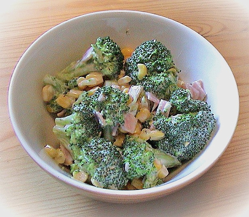 Brokkoli-Schinken-Salat (Rezept mit Bild) von Monika | Chefkoch.de