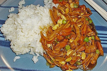 Schweinefilet mit gebratenem Gem&uuml;se
