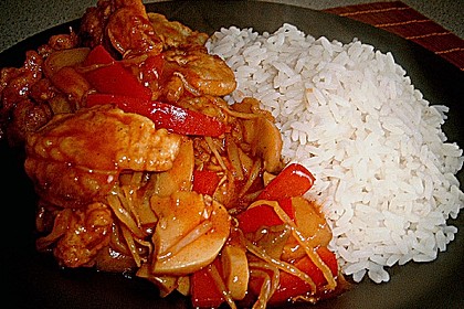Huhn s&uuml;&szlig;-sauer 4