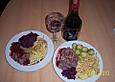 Rehr&uuml;cken mit Erdbeersauce