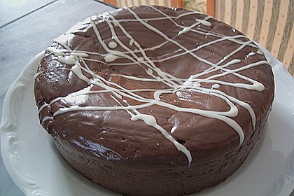 Schokoladenkuchen mit Quarkcreme 2