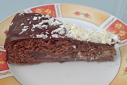 Schokoladenkuchen mit Quarkcreme 7