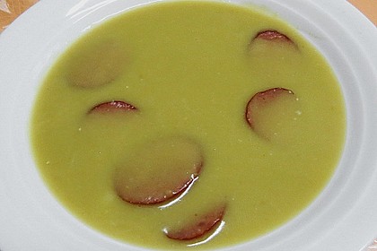 Erbsensuppe mit W&uuml;rstchen 2