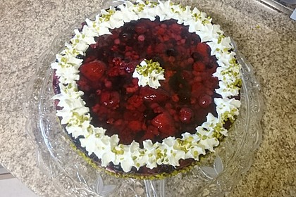 Joghurt-Sahne-Torte mit Früchten 2